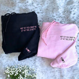 Custom Embroidered Location Hoodies