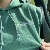 Custom Embroidered Roman Numeral Hoodie for Couple