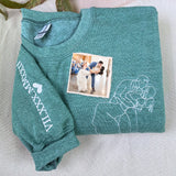 Personalized Embroidered Pictures Hoodie Outline