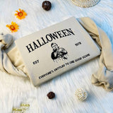 Embroidered Halloween Michael Myers Sweatshirt