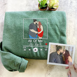 Custom Embroidered Portrait Music Hoodies for Lover