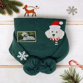 Custom Embroidered Pet Sweatshirt for Christmas