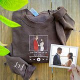 Custom Embroidered Portrait Music Hoodies for Lover