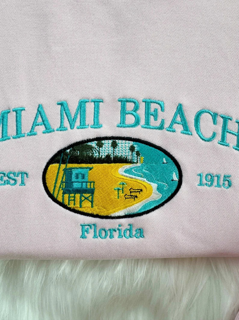 the blue pearl miami beach sweatshirt