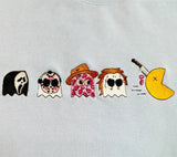 Embroidered Cute Halloween Sweatshirt Womens