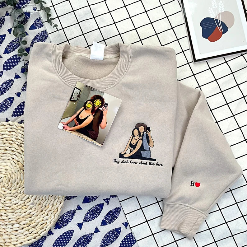 photo on sweatshirt