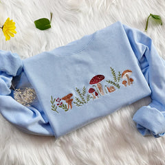 mushroom crewneck sweatshirt