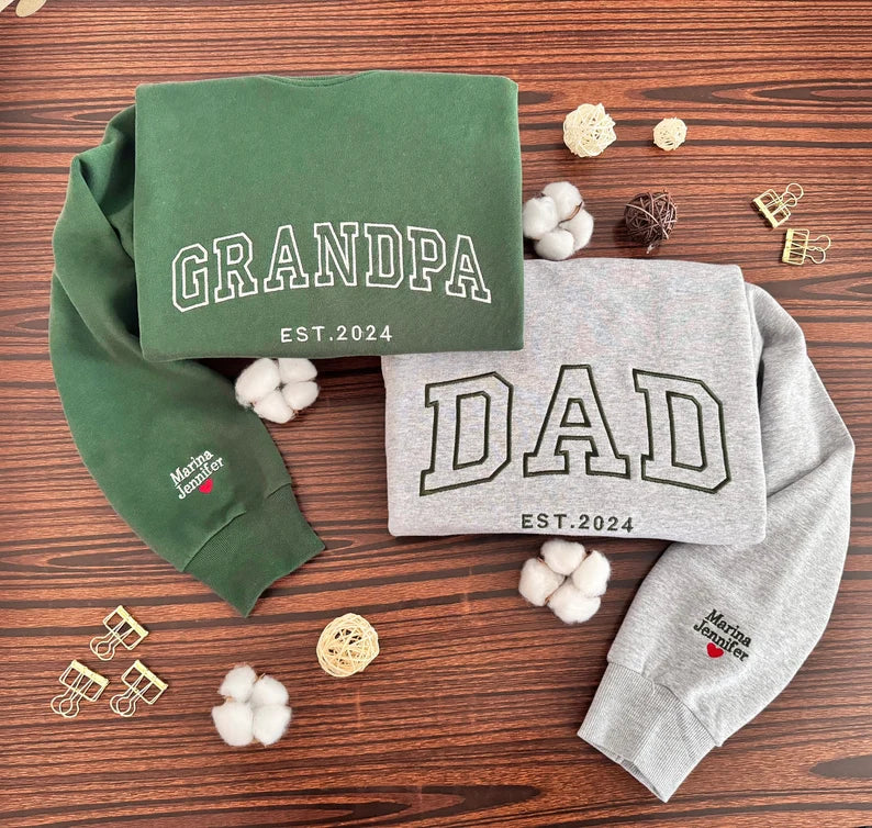 Custom Embroidered DAD Sweatshirt