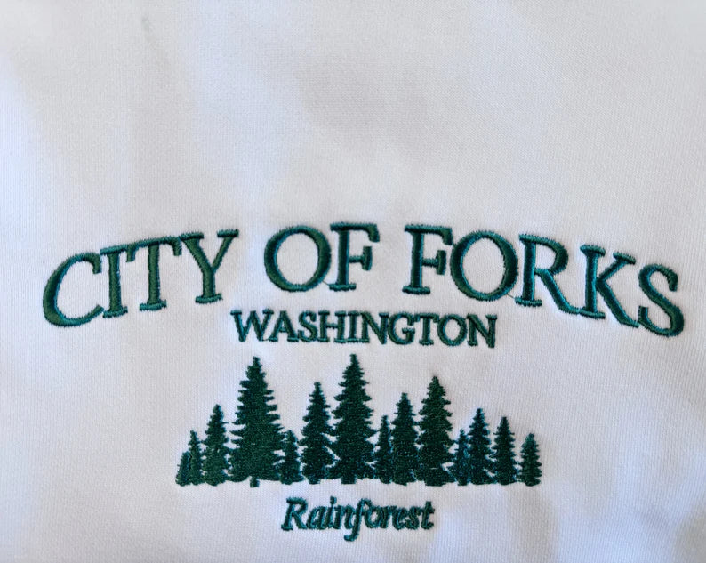 	 city of forks sweatshirt