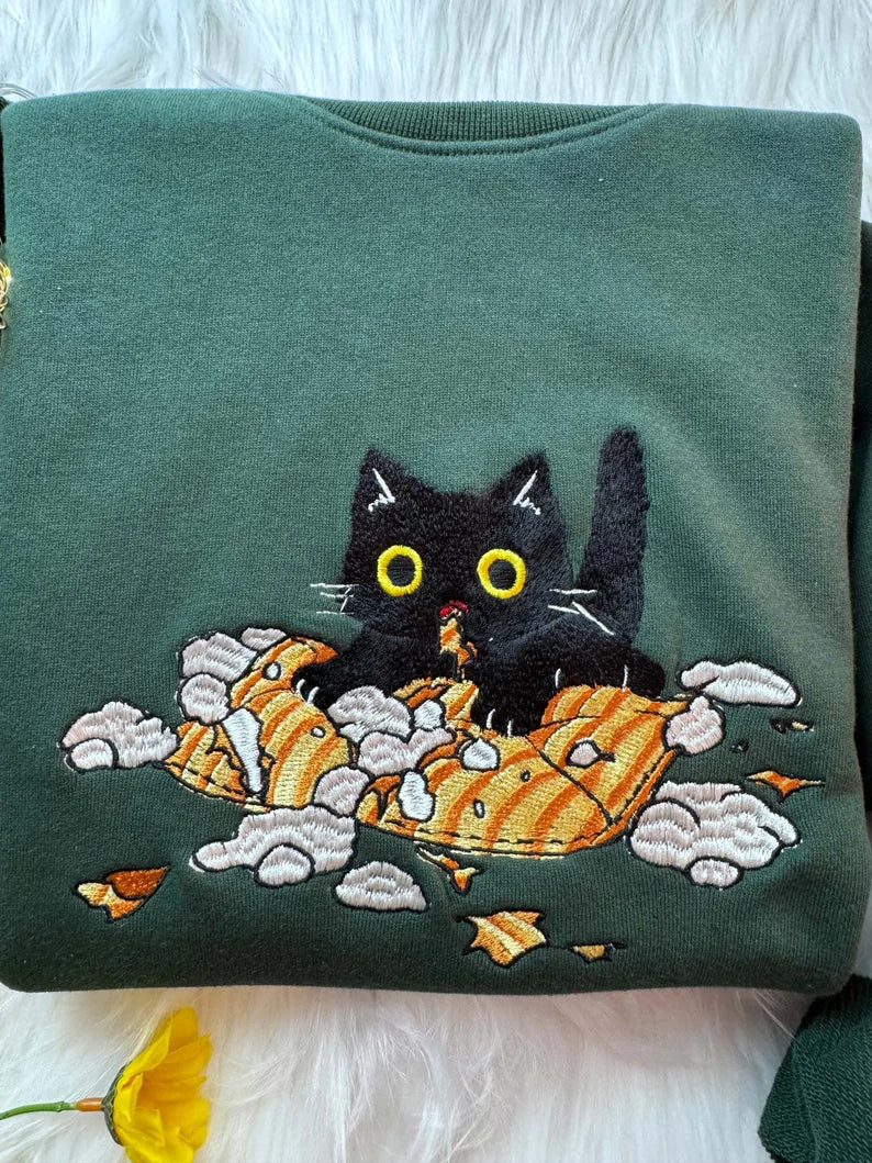 cute cat sweatshirt