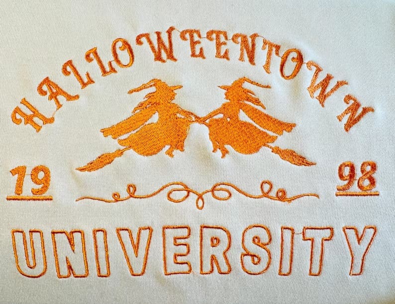 Embroidered Halloweentown University Sweatshirt