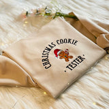 Embroidered Christmas Cookie Sweatshirt