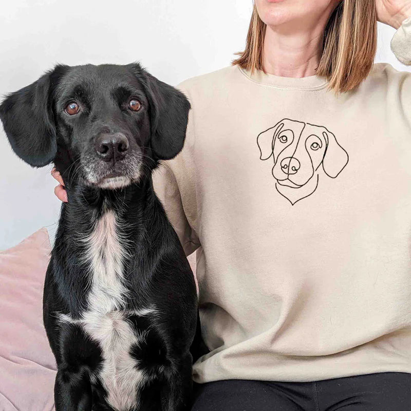 Embroidered Custom Dog Sweatshirt – Zaotify