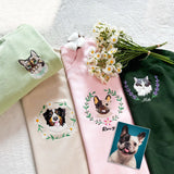 Embroidered Custom Cat and Dog Sweatshirt for Pets