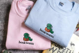 Embroidered Bookworm Sweatshirt