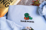 Embroidered Bookworm Sweatshirt