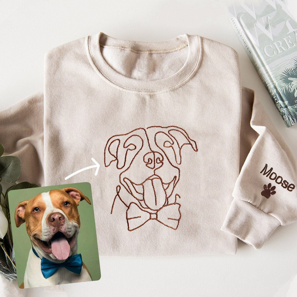 Embroidered Custom Dog Sweatshirt – Zaotify