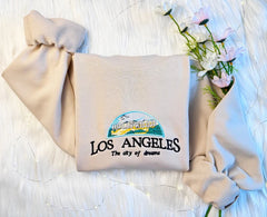 Embroidered Hollywood Los Angeles Sweatshirt