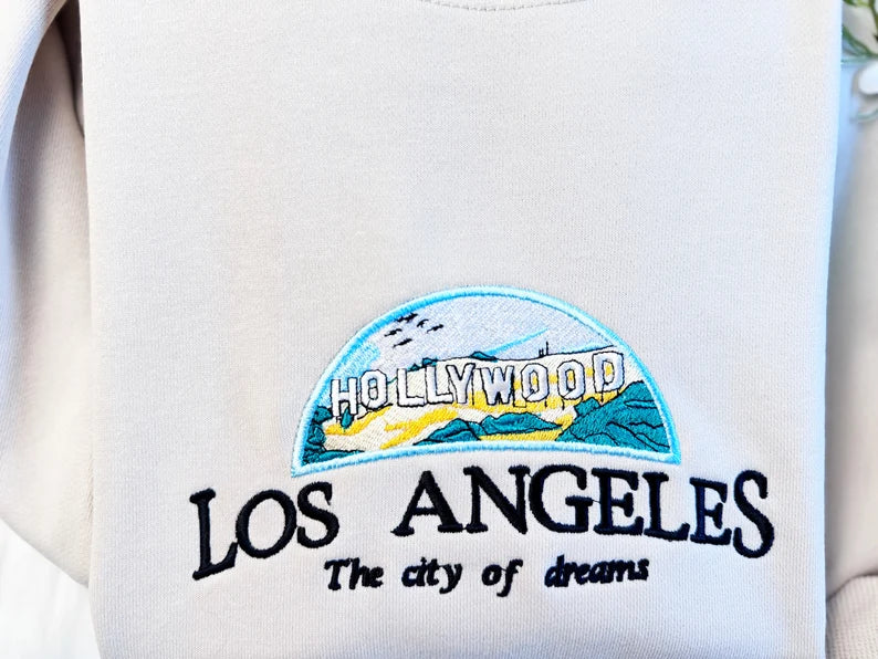 brown los angeles sweatshirt