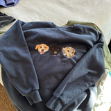 Custom Pet Embroidered Sweatshirt