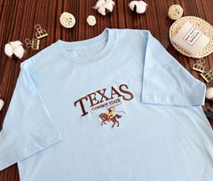 Embroidered Texas Cowboy Shirt