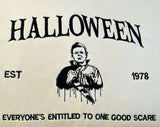 Embroidered Halloween Michael Myers Sweatshirt