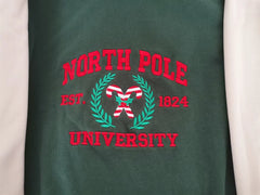 north pole university embroidery