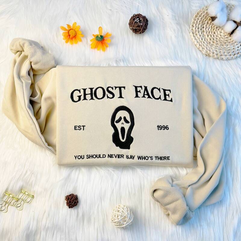 Embroidered Ghostface Sweatshirt