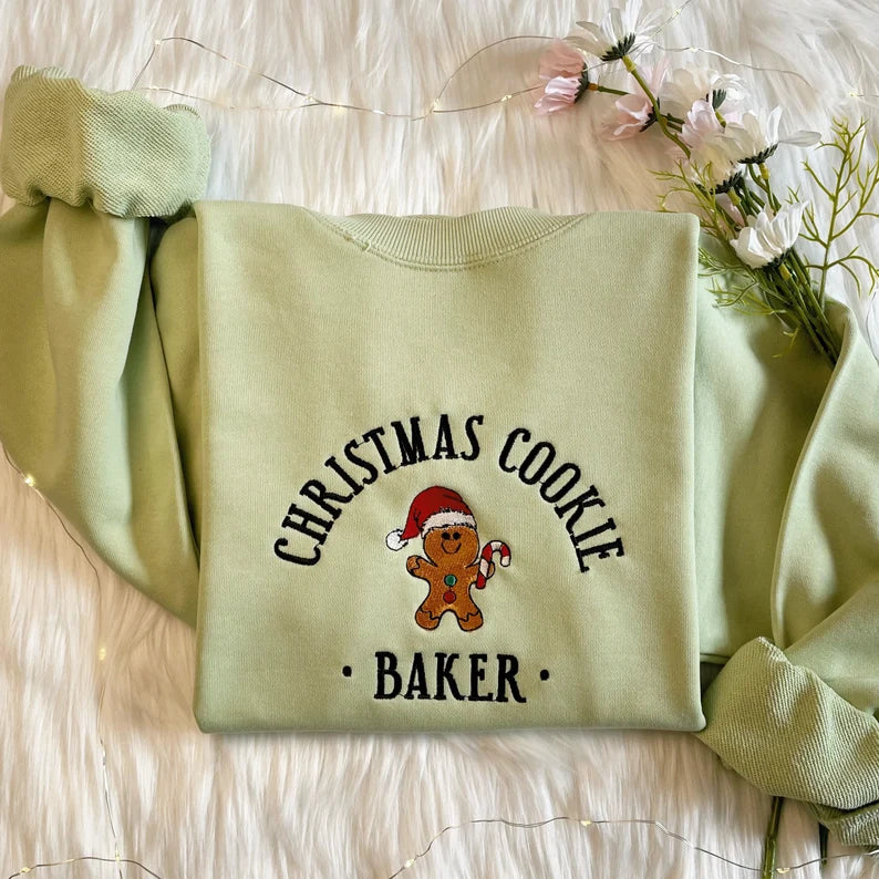 christmas cookie sweatshirt