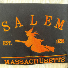 Halloween Embroidered Salem Sweatshirt