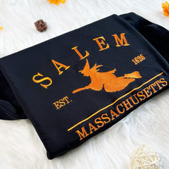 Halloween Embroidered Salem Sweatshirt