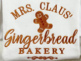 Christmas Baker Cookie Mrs Claus Gingerbread Bakery Sweatshirt