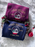 Christmas Stars Hollow Embroidered Sweatshirt