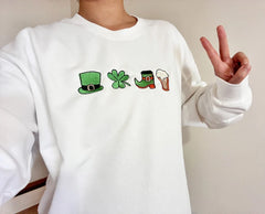 st patrick's day crewneck sweatshirt